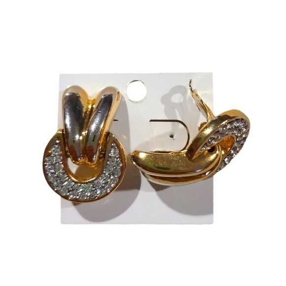 Vintage Door Knocker Clip-on Earrings - Picture 4 of 5